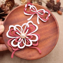 Line Bow Die Cuts for Card Making Bowknot Metal Cutting Dies for Paper Scrapbooking DIY Embossing Decor Crafts