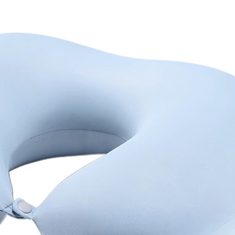 Neck Pillow U Shape Portable Press Inflatable Ice Silk Travel