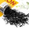 1000Pcs Black Hair Elastic Rubber Bands, MOIHSING No Damage Soft