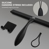 Shower Squeegee for Glass Doors, 11-Inch Silicone Squeegee with Non-Slip