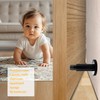 TOPTAKE Door Stoppers - Heavy-Duty Adjustable Stoppers for Bottom, Top,