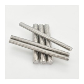 CREAP 10PCS M3 M4 M5 M6 Full Threaded Bar 304 Stainless Steel Fully Metric Bolt Stud Length 20mm 50mm 100mm 200mm 500mm Thread Rod Screw(20mm (10Pcs),M6)