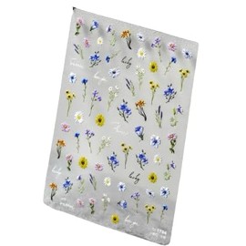 Nail Stickers Flowers Just Stick Cute Flower Nail Art Fashionable Stylish Sticker Nail Sticker Decal (2) nes02