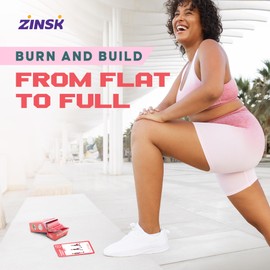 Zinsk 75 Booty & Thighs Exercise Cards - Feel the Burn As You Shapen and Lift - Portable 3.5" x 2.5" Cards for Home or Travel Workouts - 75 Unique Exercises for Engaging, Quick Lower Body Workouts