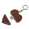 FeliSun Speicherstick USB Stick USB-Flash-Laufwerk Customized Holz Herz USB3.0 Flash