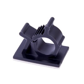 Gardner Bender GKK-1538UVB Plastic Kwik-Clips - Adhesive Backed, ⅜", Adjustable & Ratcheting, 6 Pack, Uv Resistant, UV Black