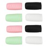 8pcs Travel Leak Proofing Elastic Sleeve Bottle Covers Soft Silicone