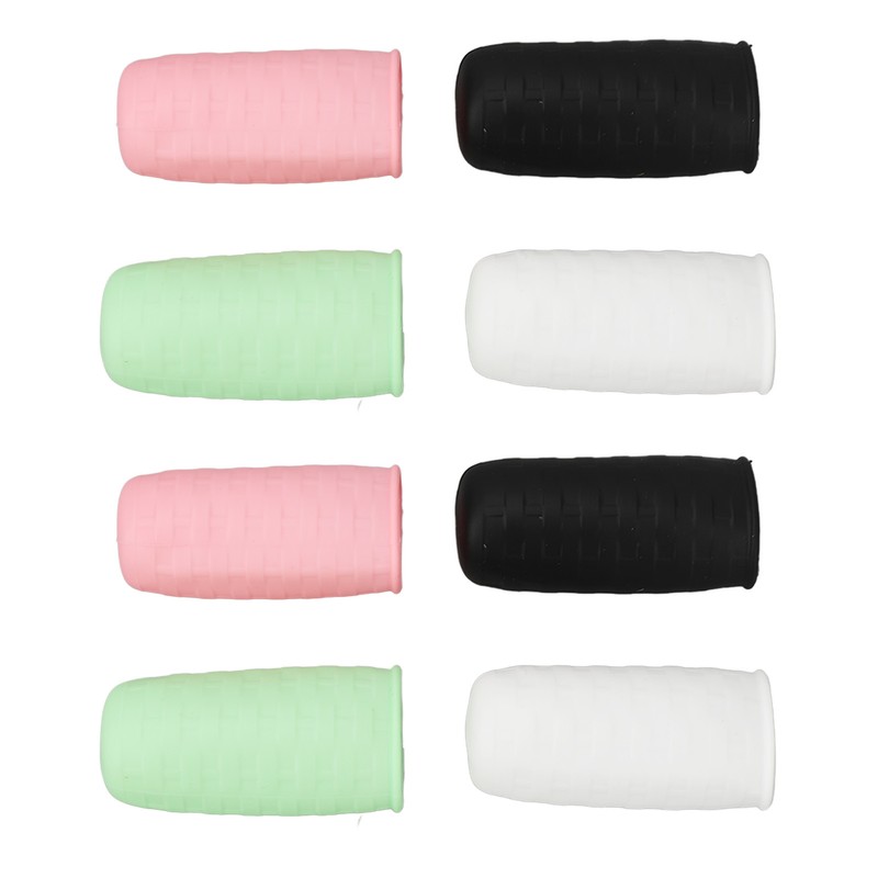 8pcs Travel Leak Proofing Elastic Sleeve Bottle Covers Soft Silicone