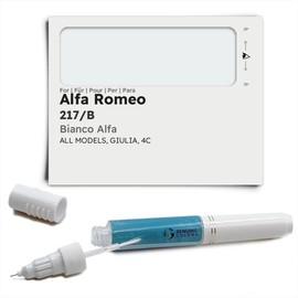 Genuine Colors Bianco ALFA 217 B Touch-Up Pen for Romeo White Giulia 4C
