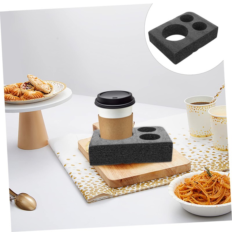 SHOWERORO Foam Cup Carrier Tray Reusable Drink Holder for Milk