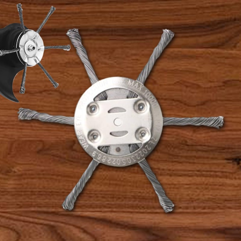 Steel Wire Grass Trimmer Head,6 Inch Wacker Cutter Replacement |