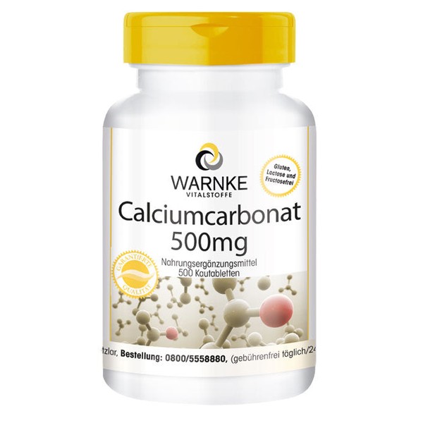 Warnke Calcium 500 Chewable Tablets 500 pcs