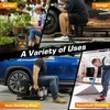 Rolling Shop Stool Chair with Wheels, Mechanic Garage Stool on