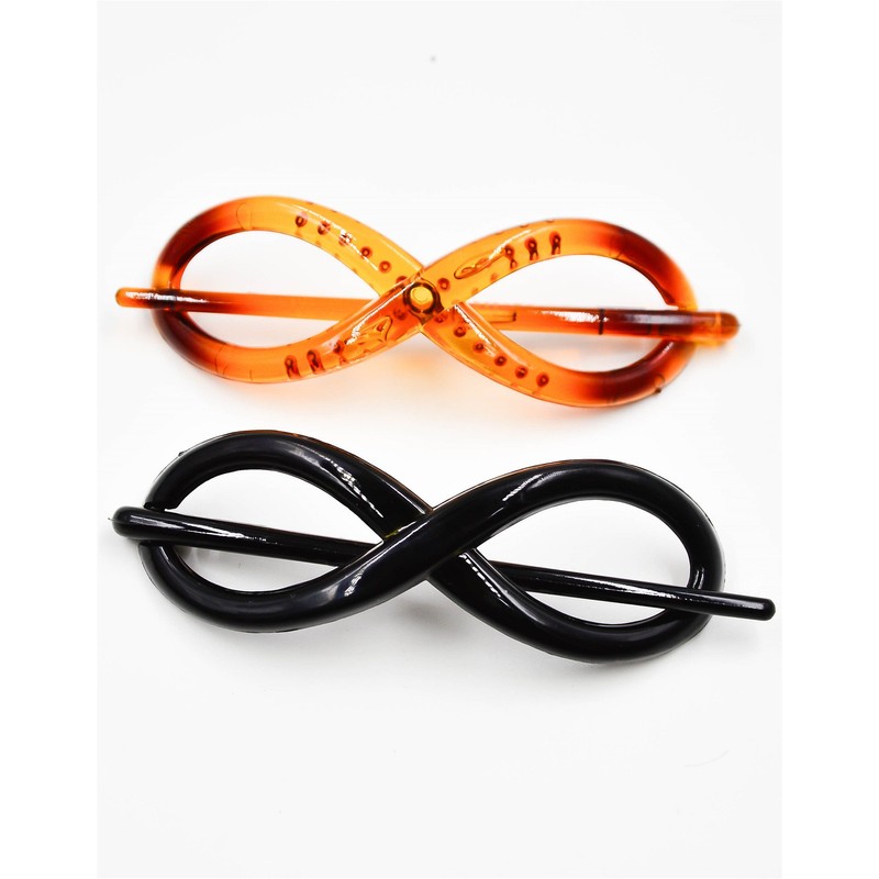 Prettyou Small Size 4.7" no slip Effortless Twist hair clips