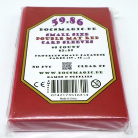 docsmagic.de Double Mat Card Sleeves Standard – Black Blue Green Red White Yellow Mint Pink Purple Orange Light PKM MTG