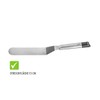 GEFU Primeline Angled Palette, 15 cm, Stainless Steel Baking Aid
