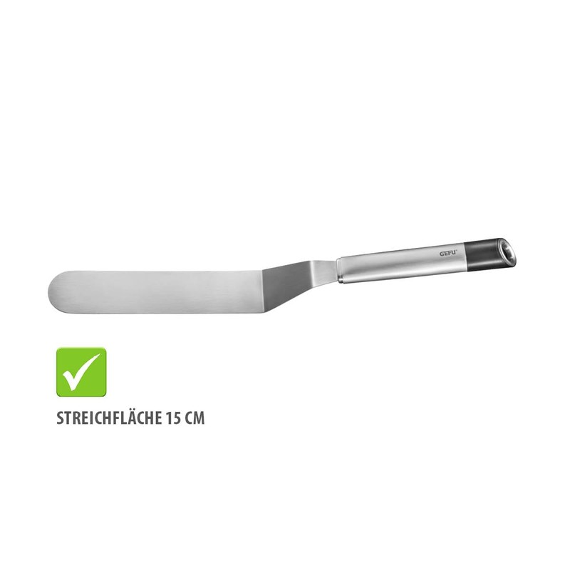 GEFU Primeline Angled Palette, 15 cm, Stainless Steel Baking Aid