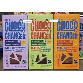 Generic Choceur Be a Choco Charger Milk & Dark Chocolate 5oz 150g (Three Bars), Full Size
