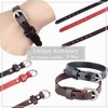 P-Rize Simple Slim Leather Bracelet, Standard Buckle, Casual, Rock Taste