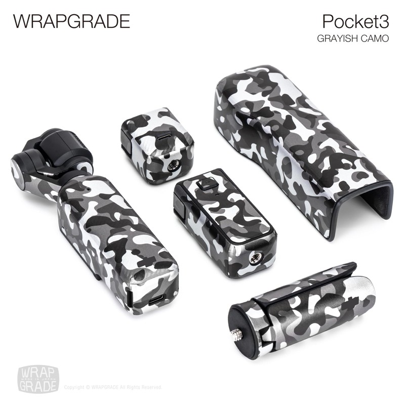 WRAPGRADE Skin Stickers Compatible with DJI Osmo Pocket 3 Decal