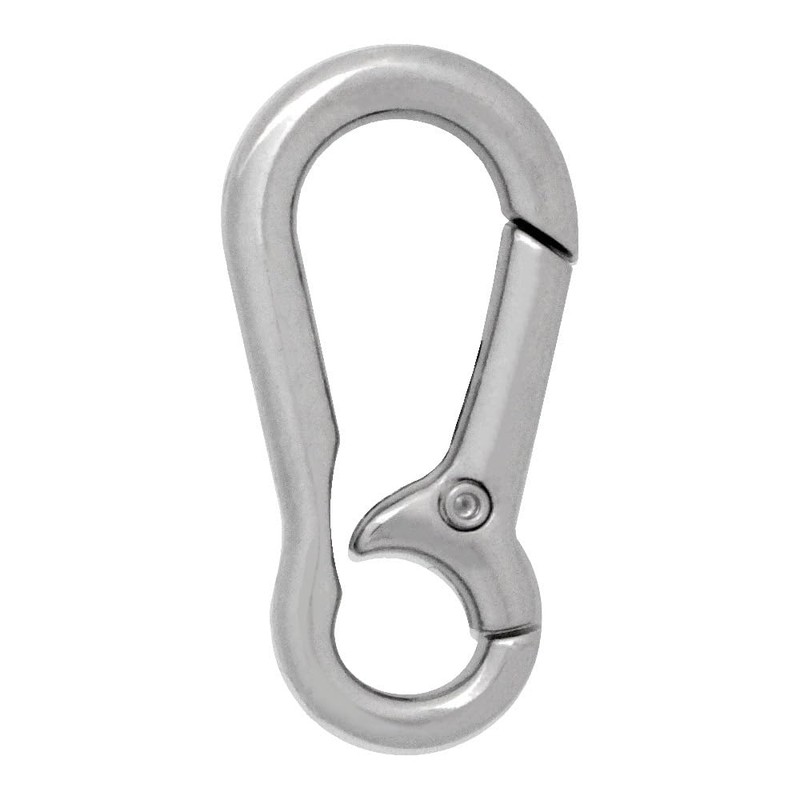 Daio Seisakusho Die-Cast Carabiner, Round Type, 0.7 x 1.4 inches
