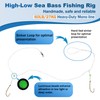 Eupheng High Low Saltwater Fishing Rigs Circle Hook/Bait Holder Hooks,