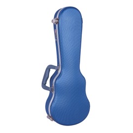 Crossrock CRA800SUBL ABS Soprano Ukulele Hard-Shell Case, Blue
