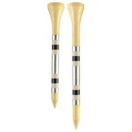 PrideSports 2-3/4" Nova Bamboo Tees Silver/White/Black Stripe