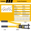 TOORGO Cable Lug Crimping Tool, 6 AWG to 600 MCM