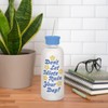 Studio Oh! New Aesthetic Glass Water Bottle with Straw &
