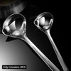 2PCS Fat Skimmer Spoon, Fat Separator for Cooking Ladle Strainer