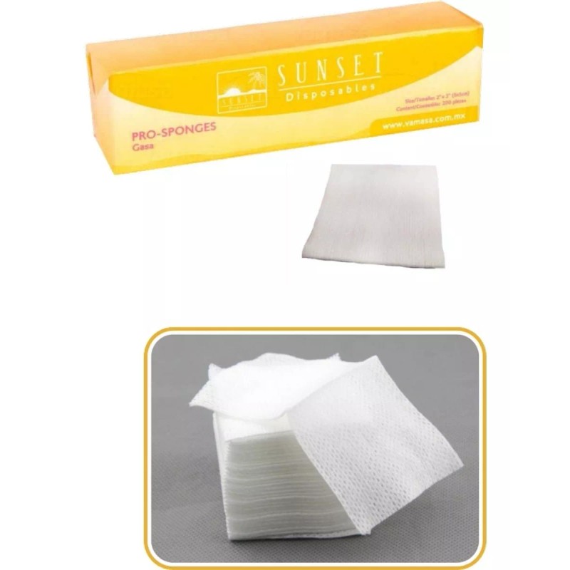 Dental Gasas 5 X 5 Cm 2x2puLG 800pz ( 6