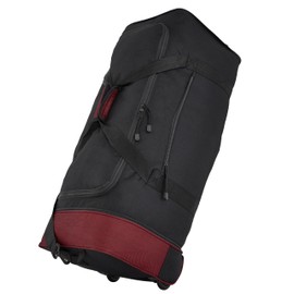 Travelers Club Expandable Rolling Travel Duffel Bag, Red, 32-Inch