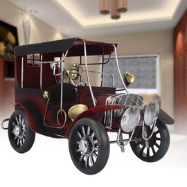 Vintage Car Model, Exquisite Workmanship Desktop Decor, Miniature Vintage Car for Home Textiles