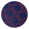 marysgift Red Tie Classic Men's Modern Woven Pattern Tartan Checks