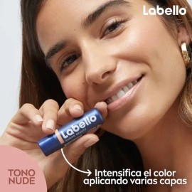 Bálsamo Labial Labello Caring Beauty 2 En 1 Color Nude 4.8g                                                                                           