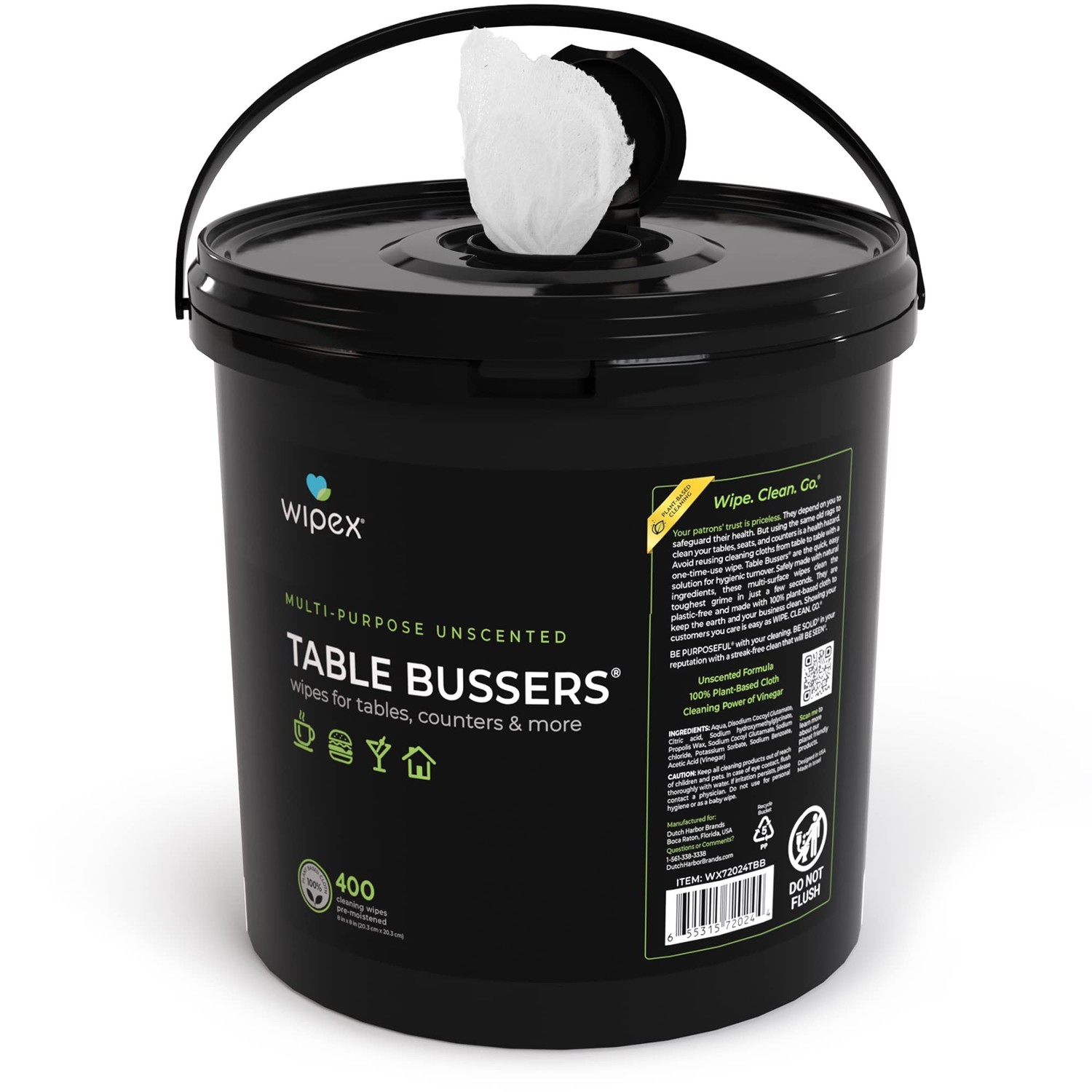 Wipex Table Bussers - Multi Surface Cleaner Natural Cleaning Wipes ...