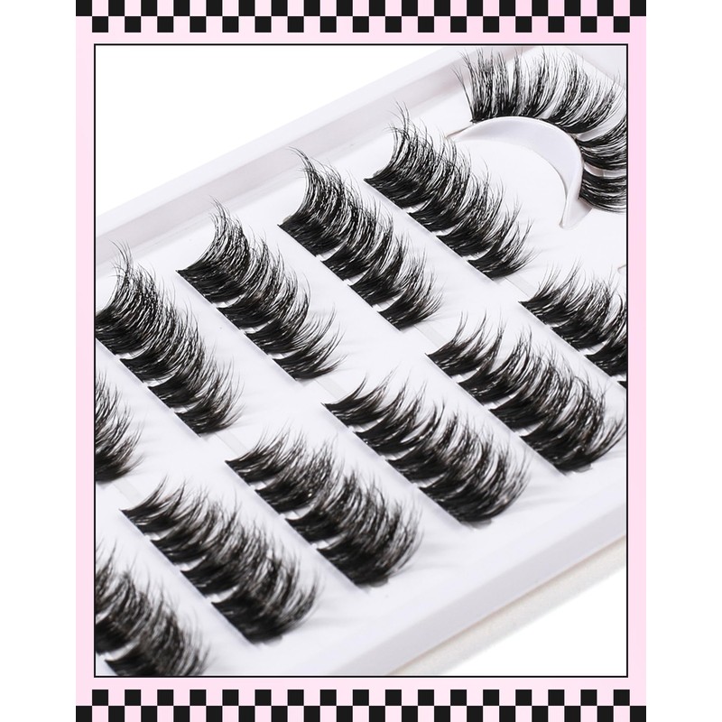 Lash Clusters Cat Eye 7 Pairs Eyelash Clusters Wispy DIY