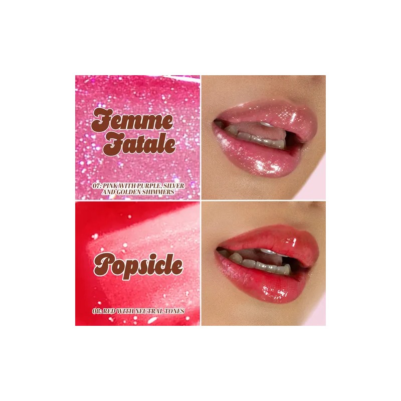 Set De 4 Glosses Para Labios Thirsty Pout Spicy Italia