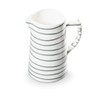 GMUNDNER KERAMIK Water Jug Capacity: 0.7 Litres Grey Flamed Crockery