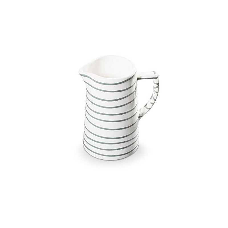 GMUNDNER KERAMIK Water Jug Capacity: 0.7 Litres Grey Flamed Crockery