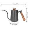 Coffee Pour Over Kettle 304 Stainless Steel Food Grade Gooseneck