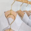 KOOBAY Clothes Hanger 72Pcs Connector Hooks Gold Metal Outfit Hangers