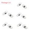 BEHLINE Soft Silicone Eyeglasses Nose Pads,Anti-Slip Sunglasses Nose Pieces,Plug-in Glasses