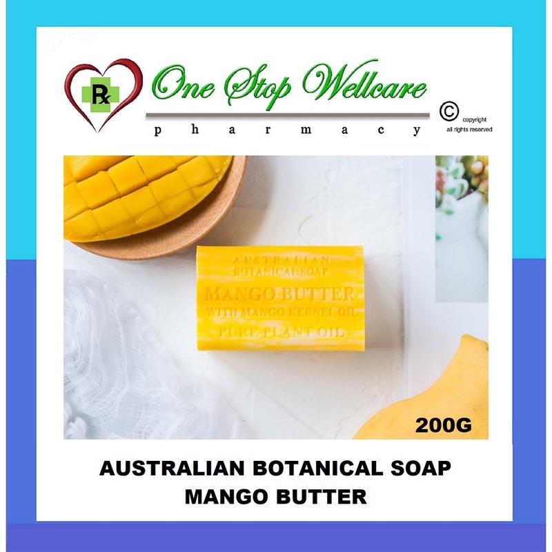 AUSTRALIAN BOTANICAL PURE PLANT OIL SOAP BARS 200G