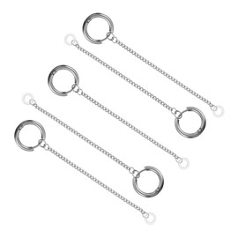 Abaodam 5pcs Titanium Steel Wireless Earphone Lost Earring Holder Fashionable Ear Dangler for Secure Earbuds No Ear Piercing Required and Acid Resistant for Everyday Use