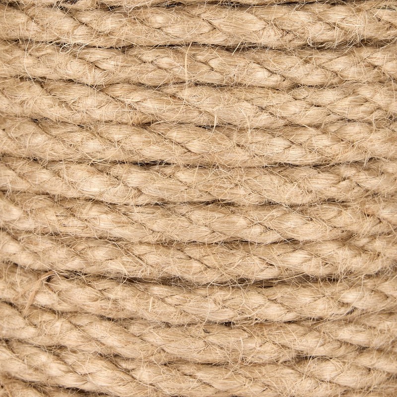 Natural Jute Rope Tosadee 8mm Length 20m Cord for Crafts
