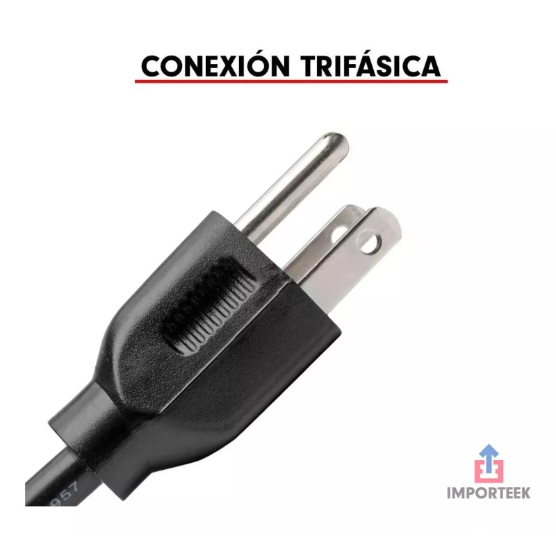 Importeek 15pz Cable Fuente Poder Corriente Monitor Computadora Pc Cpu