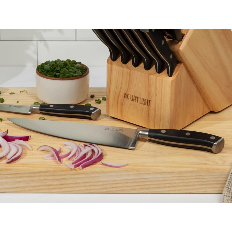 Yatoshi Black Chef Knife - Ultra Sharp High Carbon Stainless