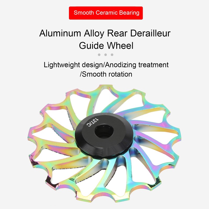 WAKE Bike Rear Derailleur Wheel Aluminum Alloy Ceramic Bearing Guide